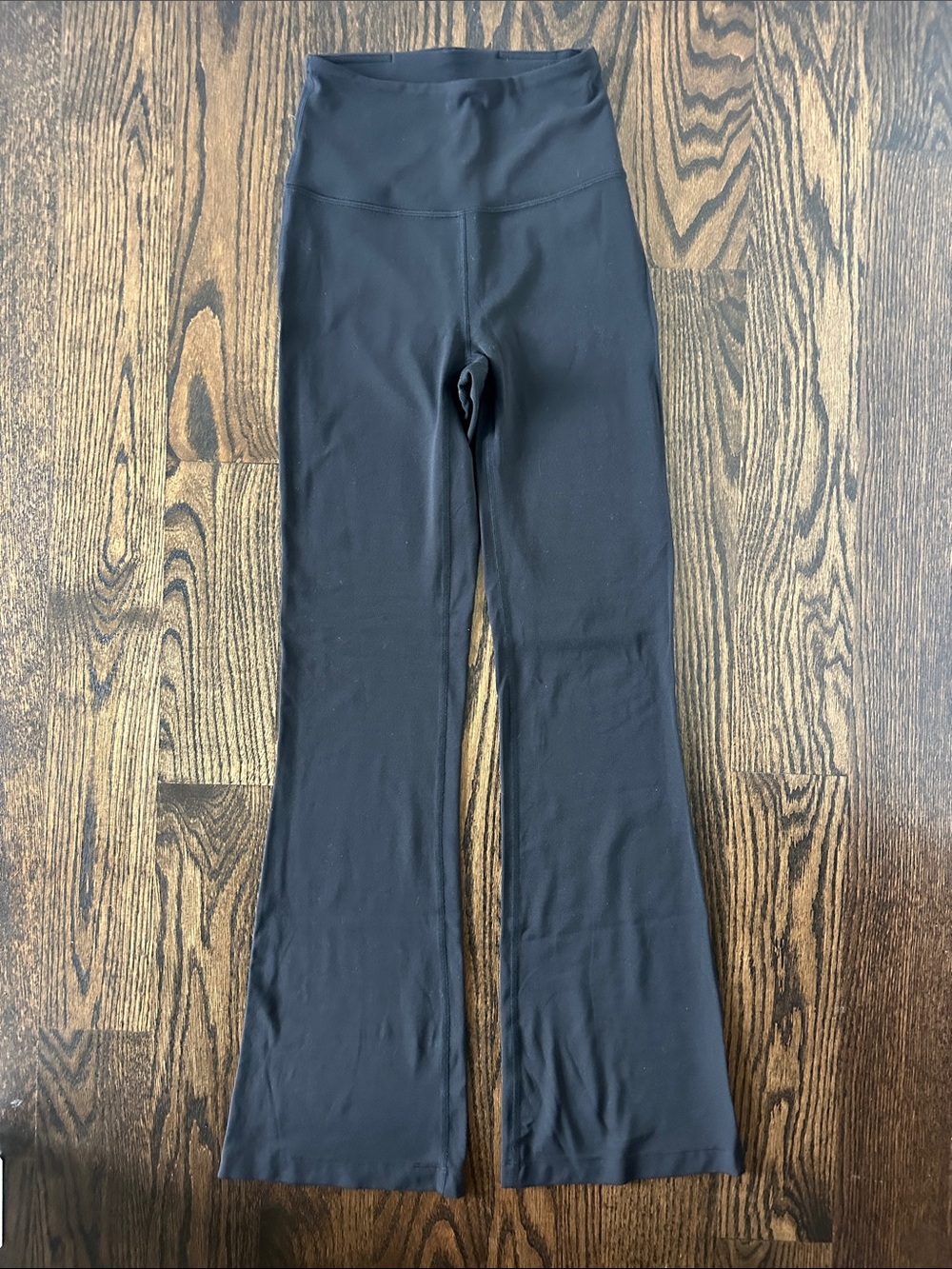 Women’s Black High-Waist Lululemon Flare Active Pants